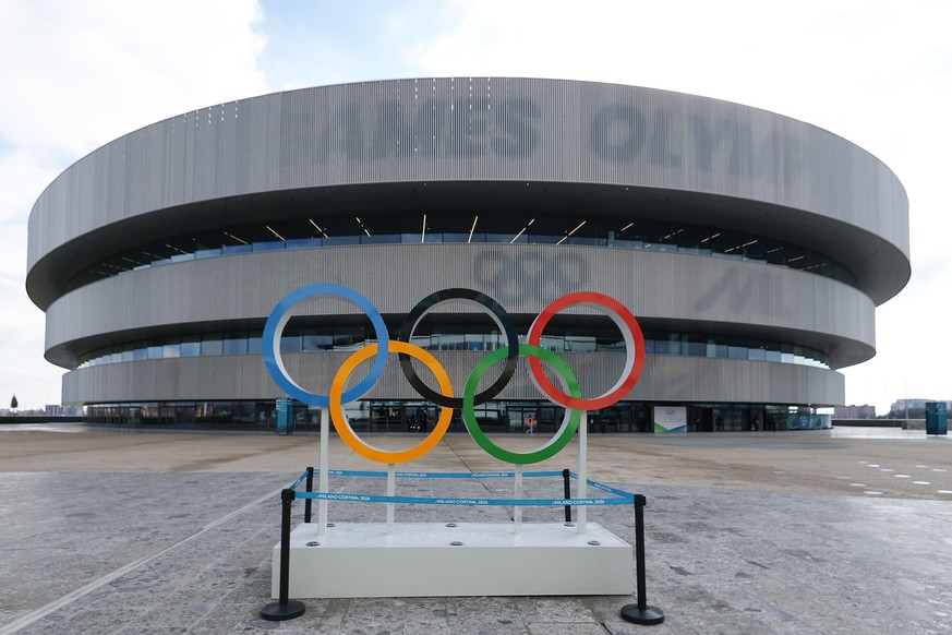 epa12728712 A general view of Milano Santagiulia Ice Hockey Arena during the Milano Cortina 2026 Winter Olympic Games, in Milan, Italy, 11 February 2026. EPA/FAZRY ISMAIL