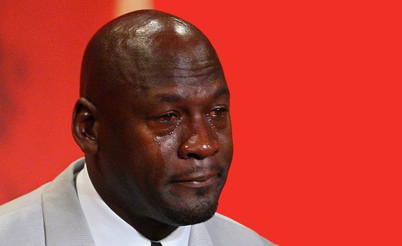 Michael Jordan crying