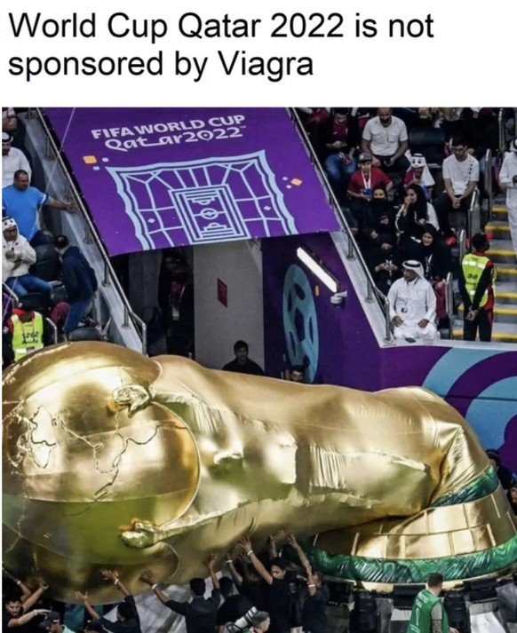 La Coupe du monde 2022 au Qatar n'est pas sponsorisé par Viagra