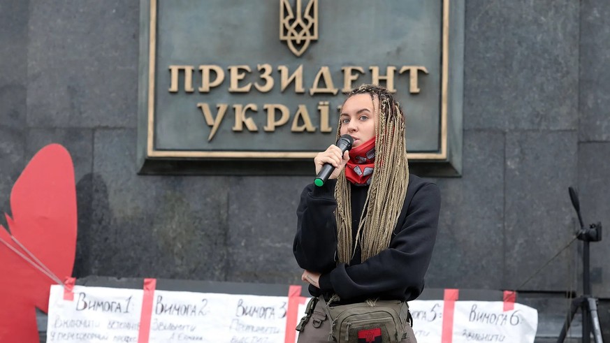 La poétesse Jaryna Tchornohus. (Photo d&#039;archive)