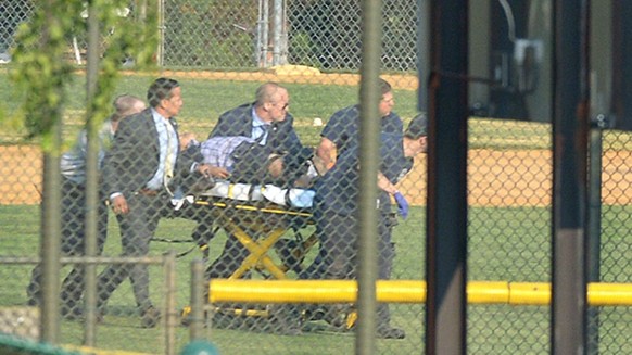 Scalise, en juin, après la fusillade.