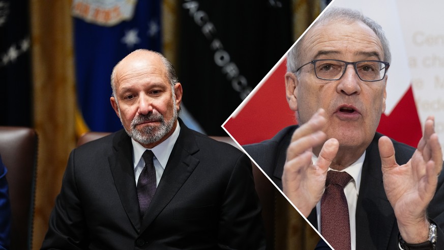 Le conseiller fédéral Guy Parmelin va rencontrer le secrétaire américain au commerce Howard Lutnick lors de son séjour à Washington vendredi