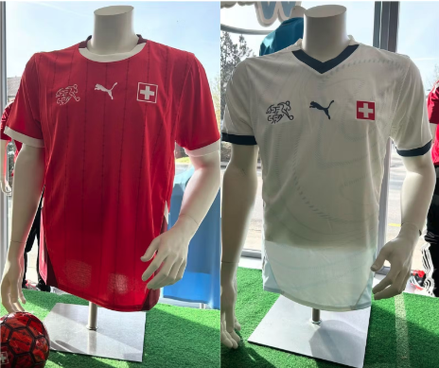 Voici les maillots de la Suisse pour l&#039;Euro 2024