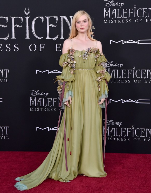 Elle Fanning lors de l&#039;avant-première de &quot;Maleficent&quot; à Los Angeles, le 30 septembre 2019.