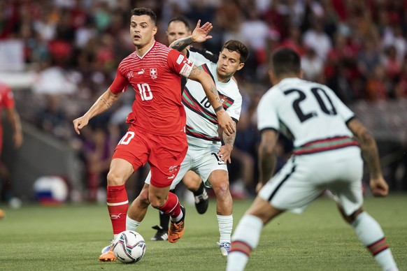 A l'image de son équipe, le capitaine Granit Xhaka a très bien réagi face au Portugal.