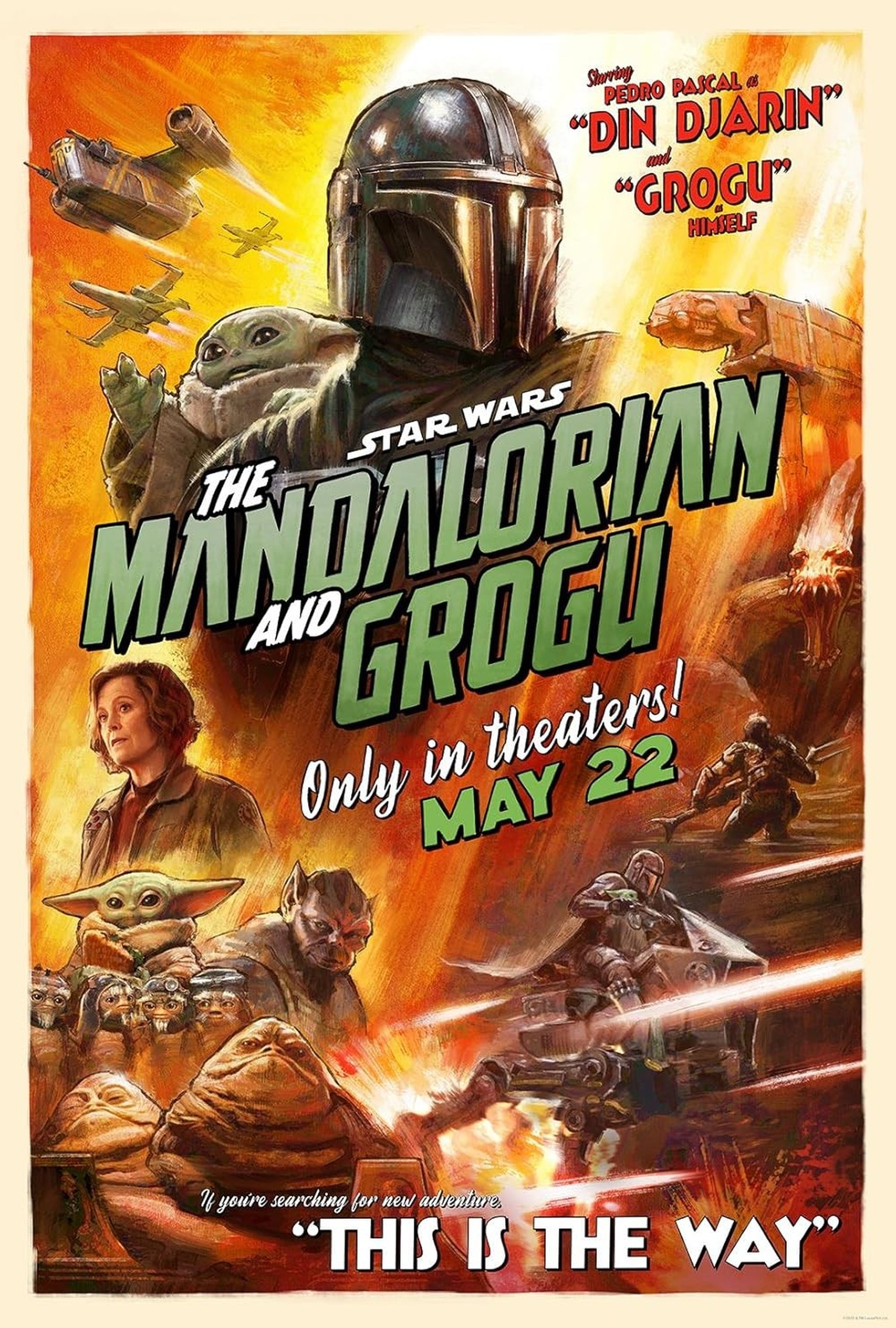 Affiche de The Mandalorian &amp; Grogu