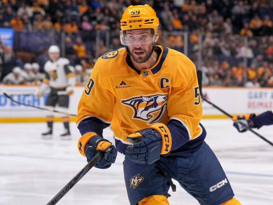 Roman Josi a réussi un assist lors du premier match des Predators