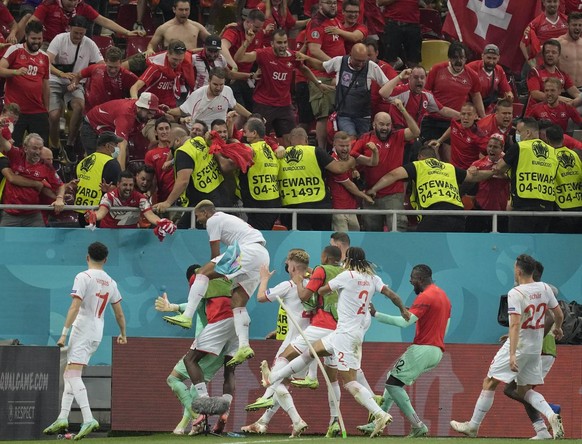 Une scène que les joueurs et supporters de la Nati espèrent revivre vendredi contre l'Espagne.