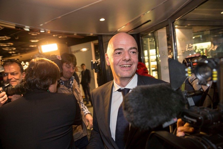 Gianni Infantino à ses débuts à la tête de la Fifa, en 2016.