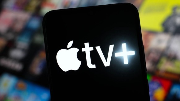 Le signe «+» derrière Apple TV disparaît.