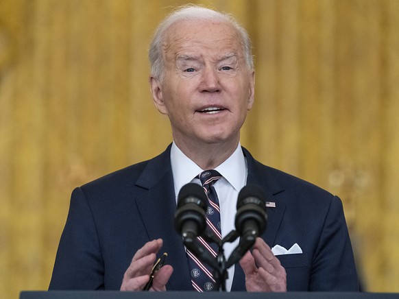 Joe Biden s&#039;est exprim� depuis la Maison Blanche apr�s que le Parlement russe a approuv� le d�ploiement de soldats � l&#039;�tranger.
