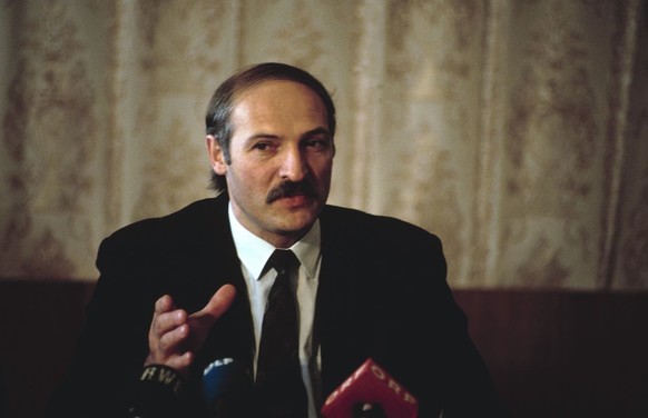 Au pouvoir depuis 29 ans: Alexandre Loukachenko, en 1995.