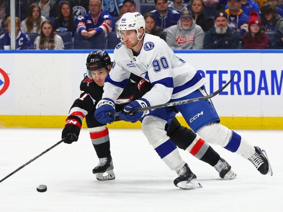 Janis Moser (90) a brillé dimanche face aux Sabres, en vain