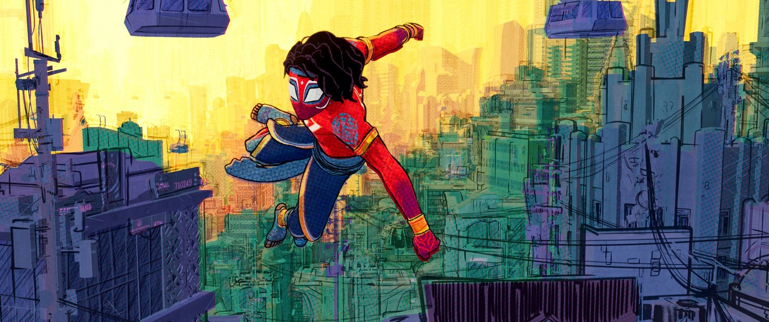 Spider-Man India (Karan Soni) in Columbia Pictures and Sony Pictures Animations’ SPIDER-MAN™: ACROSS THE SPIDER-VERSE.