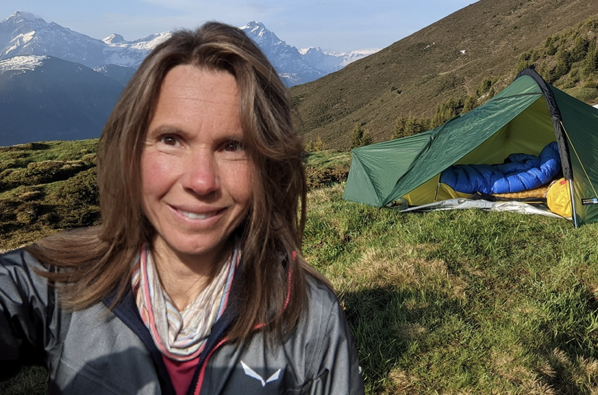 Catherine Chatelain a vécu 40 jours en montagne au printemps dernier.