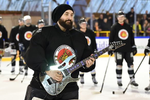 Kiki Crétin lors du match des légendes du HC Ajoie en 2019.
