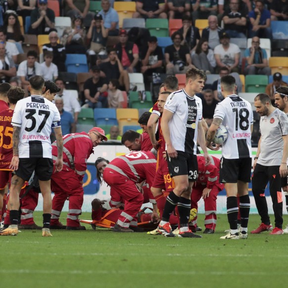 Le match Udinese-AS Rome se terminera le 25 avril