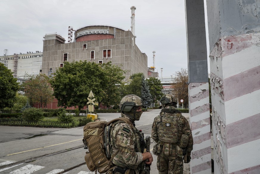 Les troupes russes occupent la centrale nucléaire de Zaporijia depuis mars 2022.