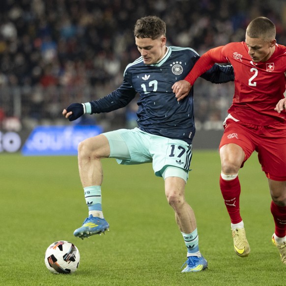 Florian Wirtz (à gauche) et l'Allemagne ont fini par avoir le dernier mot à Bâle.