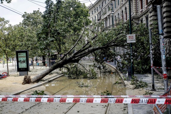 Milan après la tempête.