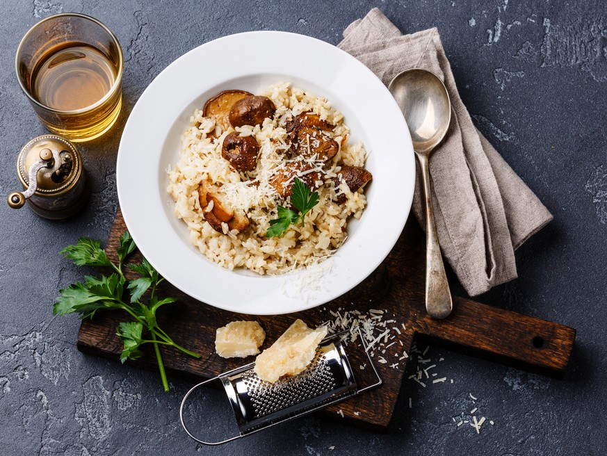 risotto steinpilze porcini pilze essen food kochen reis italien italia