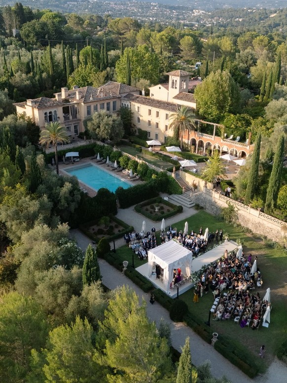 Le mariage de Thylane Blondeau à Grasse, dans les Alpes-Maritimes.