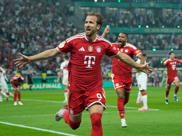 Harry Kane a marqué 61 buts cette saison avec le Bayern.