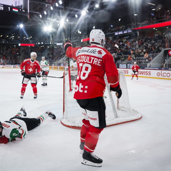 Simon Le Coultre a inscrit le 5-1 pour la Suisse
