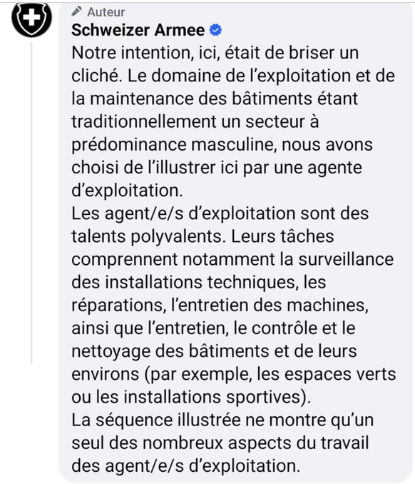 explications de l&#039;armée suite au tollé de sa campagne de publicité