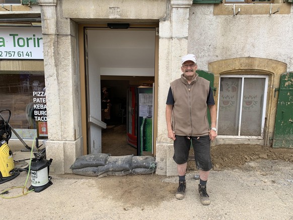 Pierre Lauper qui fut boulanger au village durant 35 ans. Cressier, 25 juin 2021.