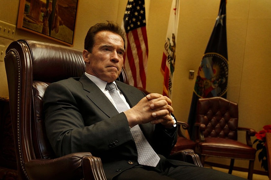 SACRAMENTO, CA. -- WEDNESDAY, DECEMBER 15, 2010 -- Governor Arnold Schwarzenegger, photographed at the state capital in Sacramento, is finishing his term and will step aside soon when Jerry Brown take ...
