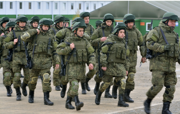 soldats russes mobilisés