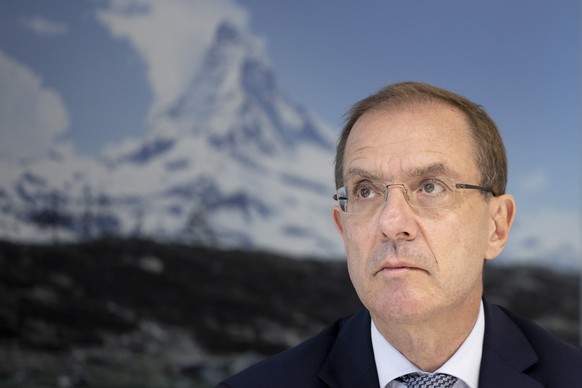 Marcel Rohner, Praesident der Schweizerischen Bankiervereinigung, spricht an der Jahresmedienkonferenz der Schweizerischen Bankiervereinigung (Swiss Banking) am Standort in Zuerich am Dienstag, den 21 ...