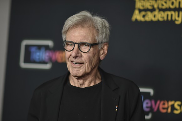 Harrison Ford arrives at the Televerse panel for &quot;Shrinking&quot; on Friday, Aug. 15, 2025, at the JW Marriott L.A. LIVE in Los Angeles. (Photo by Richard Shotwell/Invision/AP)
Harrison Ford