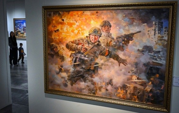 «Pays d&#039;un grand peuple» exposition en Russie sur la Corée du Nord