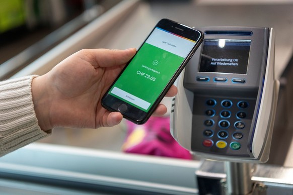 Il faut encore un code QR pour payer à la caisse avec Twint.