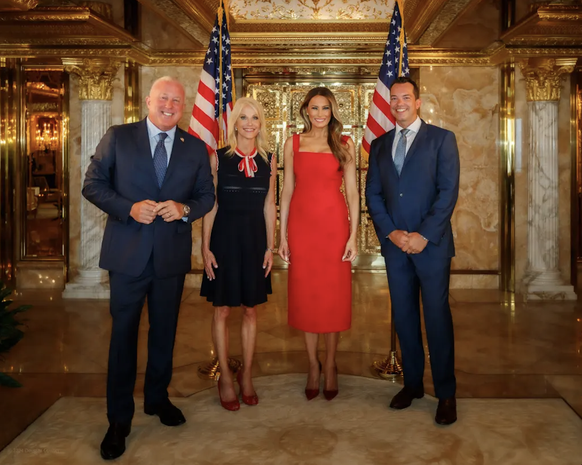 La collecte de fonds était la seconde de Melania Trump cette année.