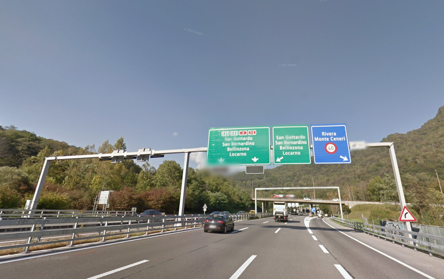 Monteceneri Tunnel Tessin Google Maps