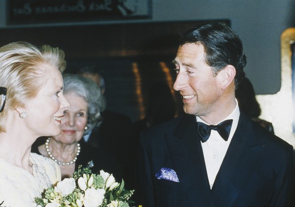Le prince Charles et la duchesse de Kent, Katharine Worsley assistent à la première du film Shadowlands de Richard Attenborough, Londres, Royaume Uni (Photo by Alex Bailey/Sygma/Sygma via Getty Images ...