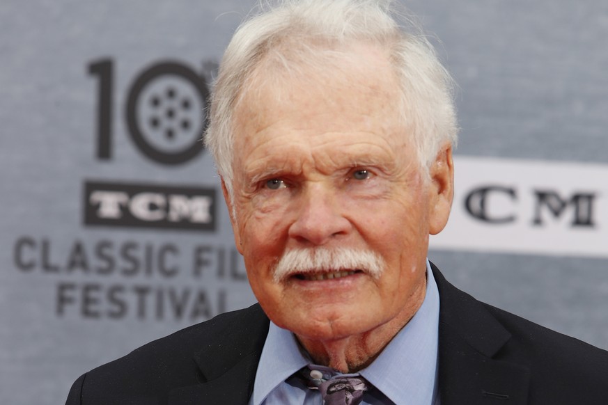 epa12936323 (FILE) - US media mogul and philanthropist Ted Turner arrives for the 30th Anniversary Screening of 'When Harry Met Sally' presented as the Opening Night Gala of the 2019 TCM Cla ...