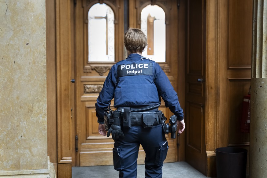 Un agent Fedpol à Berne.