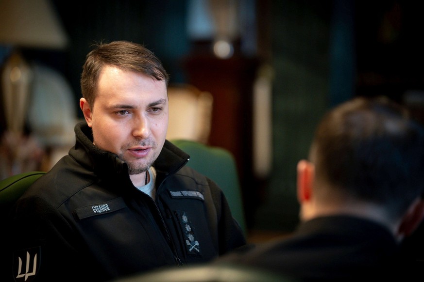 Kyrylo Budanov, ici en discussion avec le président Volodymyr Zelensky à Kiev, le 12 novembre 2025.