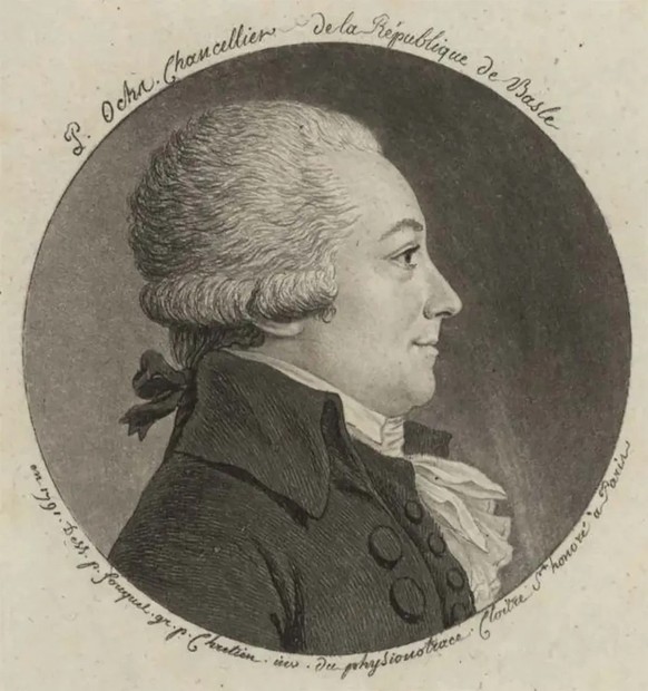 Portrait de Pierre Ochs, 1791.