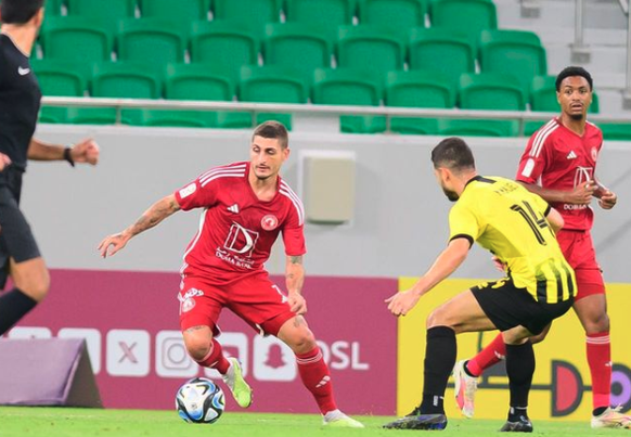 Malgré son entraînement allégé, Marco Verratti semble avoir gardé de belles qualités techniques au Qatar.