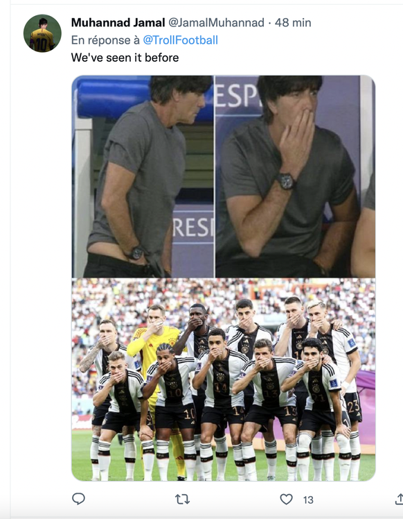 Leur ex-sélectionneur Joachim Löw avait été pris la main dans le slip quelques fois sur le banc.