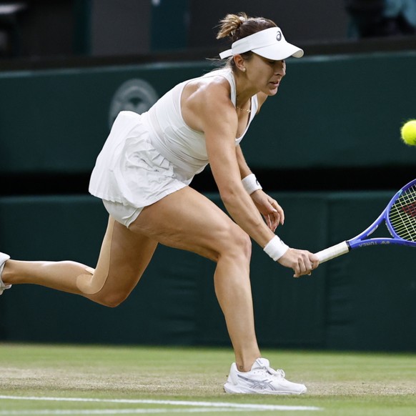 Belinda Bencic avait atteint les quarts de finale l'an passé à Wimbledon.