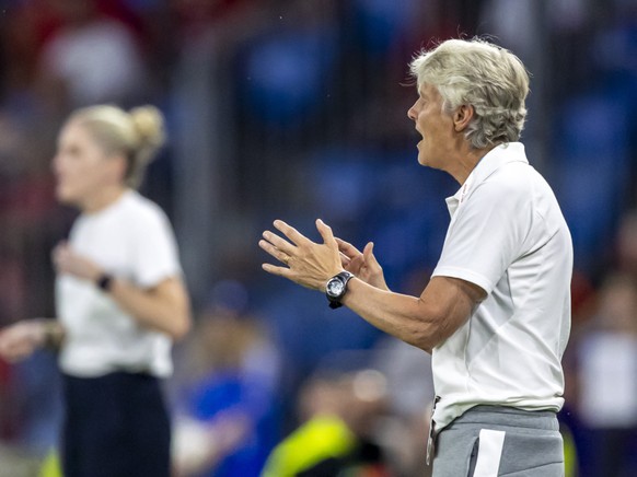 Pia Sundhage a apprécié l&#039;état d&#039;esprit de ses joueuses malgré la défaite.