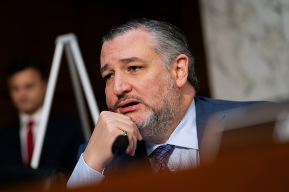 Sen. Ted Cruz, R-Texas, speaks at an oversight hearing before the Senate Judiciary Committee, on Capitol Hill in Washington, Tuesday, Oct. 7, 2025. (AP Photo/Allison Robbert)
Justice Department Congre ...