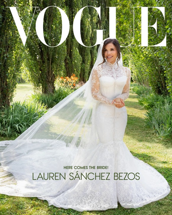 Une bénédiction accompagnée de rien de moins qu'une couverture de Vogue.