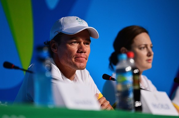 RIO DE JANEIRO, BRAZIL - AUGUST 02: Jacco Verhaeren of Australia attends an Australian Olympic Team press conference at the Main Press Centre on August 2, 2016 in Rio de Janeiro, Brazil. (Photo by Jus ...